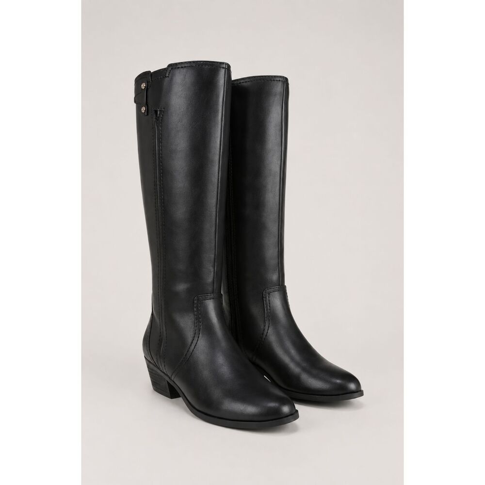 Dr. Scholl’s Brilliance Black Wide Calf Knee High Boots Women’s 8.5 M